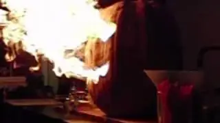 Flaming Pumpkin - Slow Motion Only