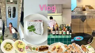 카페 디저트 전 메뉴 다 먹은 사람 나야 나🍽️🍀 [연희동 존맛 야끼토리 집 추천🍢✨] 코티지 블루 • 카키스 • 포셋 • 보케 • 울프 • 헤비 컬렉터
