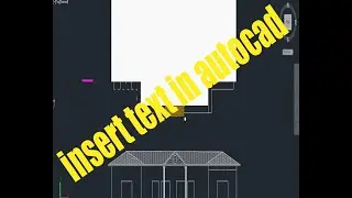 how to insert text in AUTOCAD