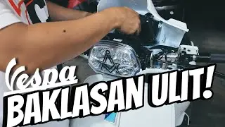 VESPA TUN HEADLIGHT INSTALL \ VESPA SPRINT \ JUSTIN BIEBER