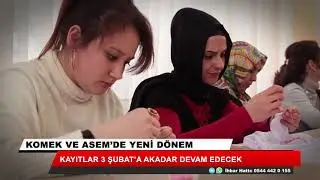 KOMEK ve ASEM yeni döneme yeni kurslarla başlıyor