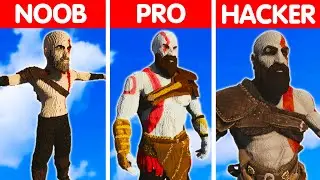 NOOB vs PRO vs HACKER Teardown Explosion | Kratos God of War