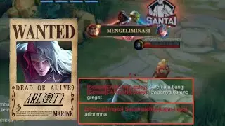 Belum menang tapi udah sombong🗿🗿-Arlott gameplay Mobile legend