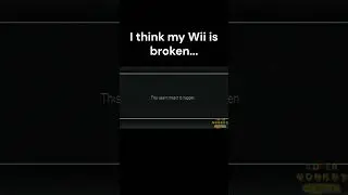 My Wii Startup Disc is Broken #shorts