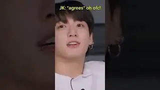 jungkook's reaction to RM calling him genius