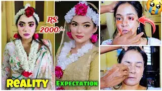 I Went to The *WORST* Reviewed *HALDI* Makeup Artist 😭 *Khun nikal gaya* 😱 Very Painful
