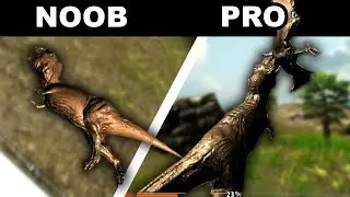 NOOB to PRO (T-Rex) Dinosaur Simulator Jurassic Survival - iPhone/iOS/Android Gameplay