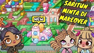 TOKO BARU - NEW UPDATE‼️ SARITUN MINTA DI MAKEOVER 💇💄👗 #avatarworld #nuriaandmom