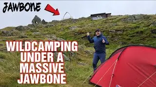 WILD CAMPING UNDER A MASSIVE JAWBONE IN SCOTLAND