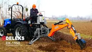 DELEKS DK-1950 Mounted Backhoe for tractor