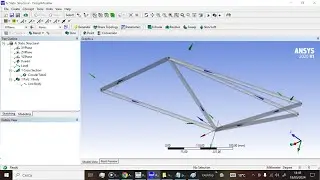 Ansys: Struttura da punti.