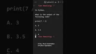 Python Operators 