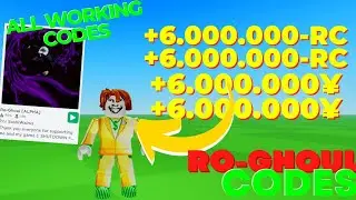 TODOS OS CÓDIGOS DO RO-GHOUL FUNCIONANDO 2022 (Roblox)