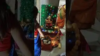 మా ఇంటి గణపయ్య..#జైగణేష #shorts #ganeshchaturthi #pooja #vinayakapooja