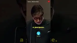 Do not gamble on life, it may not happen twice | Amitabh Bachchan's Inspiring Motivation #shorts