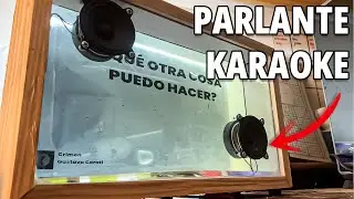 Hice un PARLANTE TRANSPARENTE (Con letras en tiempo real)
