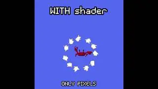 Pixel perfect rotation shader