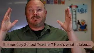 Career of an Elementary School Teacher