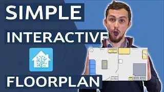 Simple Interactive Floorplan in Home Assistant - No fancy software or custom cards