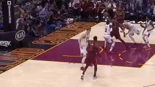 LeBron James Gets And 1 Cavs vs Bulls 10-24-17
