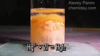 Preparation of mercury iodide and tetraiodomercurate complex | Hg2 + + 2I- = HgI2