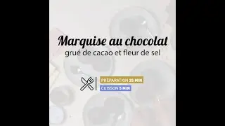 Marquise au chocolat, grué de cacao et fleur de sel | regal.fr