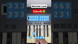 Another Love Piano Tutorial EASY 🎹