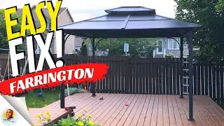 Gazebo Farrington hard top Installation @TainoEZFix
