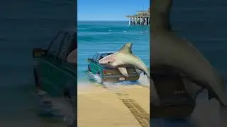 GTA V: DYING SHARK ASKS MICHAEL FOR HELP 😱| 