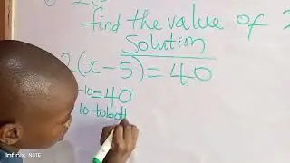 Linear equations made easy by a 10-year-old boy