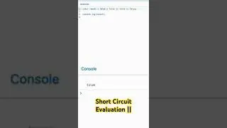 Unleashing the Power of || in JavaScript Short Circuits! #javascript