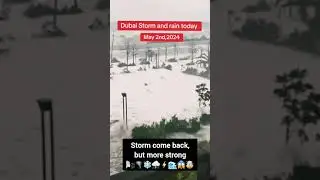 Dubai storm and rain again    #new #news #dubai #life #amazing