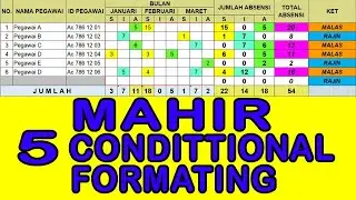 Conditional Formatting pada Ms Excel