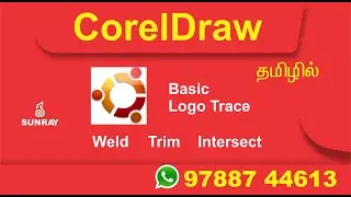 Day 7 Basic Logo trace in CorelDraw tutorial in tamil