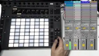 Ableton live 9 Loop on the fly performace in 1 min