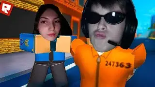 играем в Roblox С АлинойPlay94! Сегодня грабим банк и проходим адский паркур