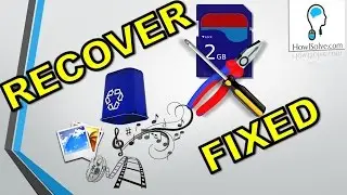 Recover & Fix: Blank / 'Damaged SD Card' Error