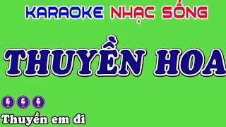 Thuyền Hoa KARAOKE ( karaoke thái bình) #karaoke #thuyenhoa