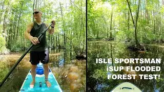ISLE Sportsman iSUP- More maneuverable than you'd think!