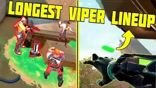 Valorant Longest Viper Lineup That Actually Works !