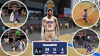 DROPPING 36 POINTS WITH MY OFFICIAL NBA 2K CREATOR BUILD! 6'11 INSIDE THE ARC FINISHER REC GAMEPLAY