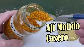 Ajï Molido Casero, Chile Molido. (MUY FACIL Y RAPIDO)