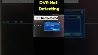 DVR HDD Error Solution | Easy Fix