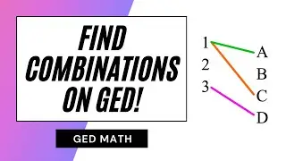 GED Math Combinations and Permutations!