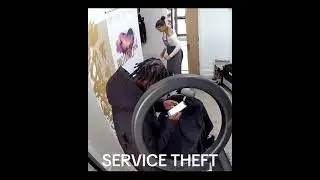 Man Runs Out of Hair Salon Without Paying