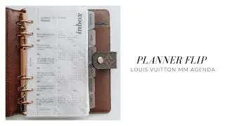 2021 Planner Flip & Review: Louis Vuitton MM Agenda | 2021 Set Up
