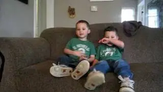 Twins Singing ABC Sounds