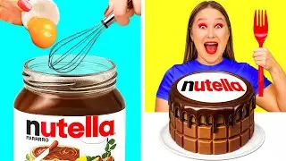 Простые Лайфхаки с Нутеллой Челлендж | Потрясающие Кухонные Хитрости от BooGaGa