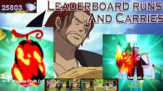 Anime Adventures Leaderboard runs and carries
