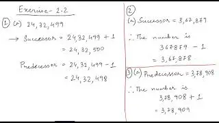Sweta Maths Class 6 Exercise 2 2 part 1